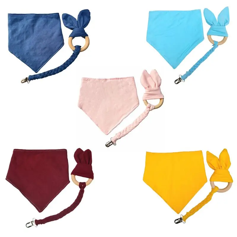 3 Pcs/Set Newborn Baby Toddler Pacifier Clip Saliva Towel Wooden Ring Teether 54DA
3 Pcs/Set Newborn Baby Toddler Pacifier Clip Saliva Towel Wooden Ring Teether 54DA