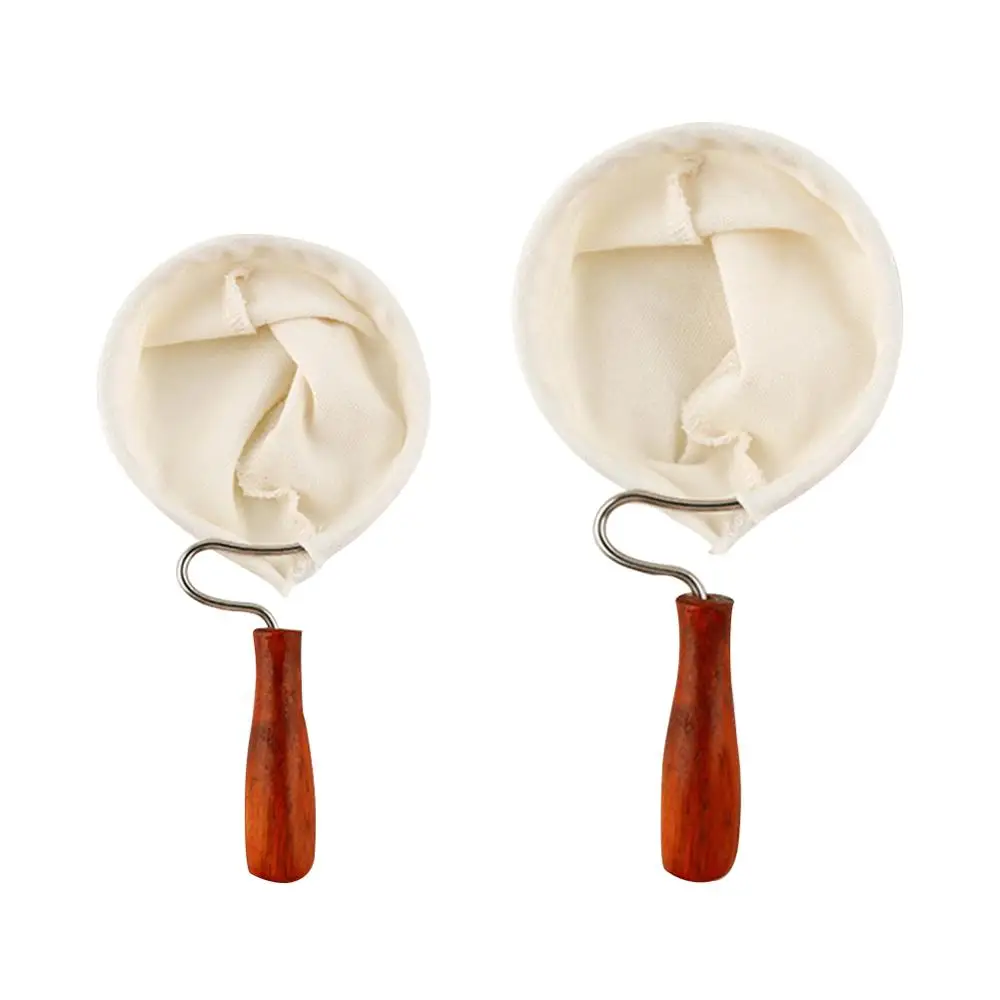 Reusable Wooden Handle Coffee Filter Bag Flannel Cotton Dripper Strainer Dropping Pot Mesh Bag Cafe Tea Accessories
Reusable Wooden Handle Coffee Filter Bag Flannel Cotton Dripper Strainer Dropping Pot Mesh Bag Cafe Tea Accessories