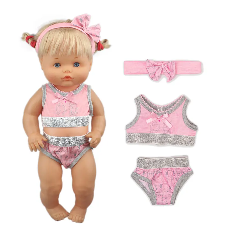 Cute bikini For 42 cm Nenuco Doll 17 Inches Baby Doll Clothes 
Cute bikini For 42 cm Nenuco Doll 17 Inches Baby Doll Clothes