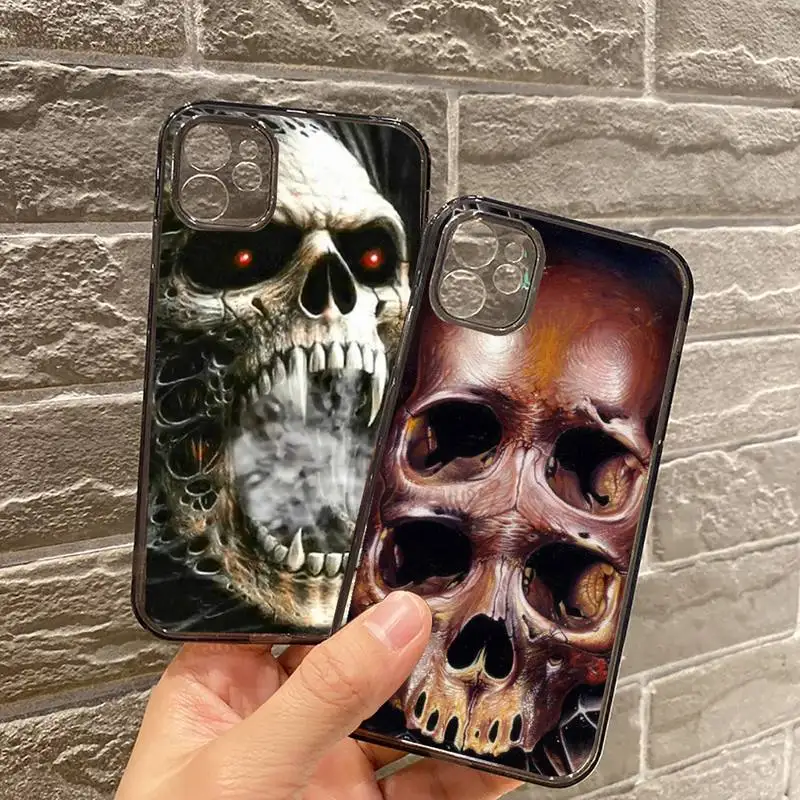 Skull Horror Pattern fashion Phone Case Transparent for iPhone 7 8 11 12 se 2020 mini pro X XS XR MAX Plus
Skull Horror Pattern fashion Phone Case Transparent for iPhone 7 8 11 12 se 2020 mini pro X XS XR MAX Plus