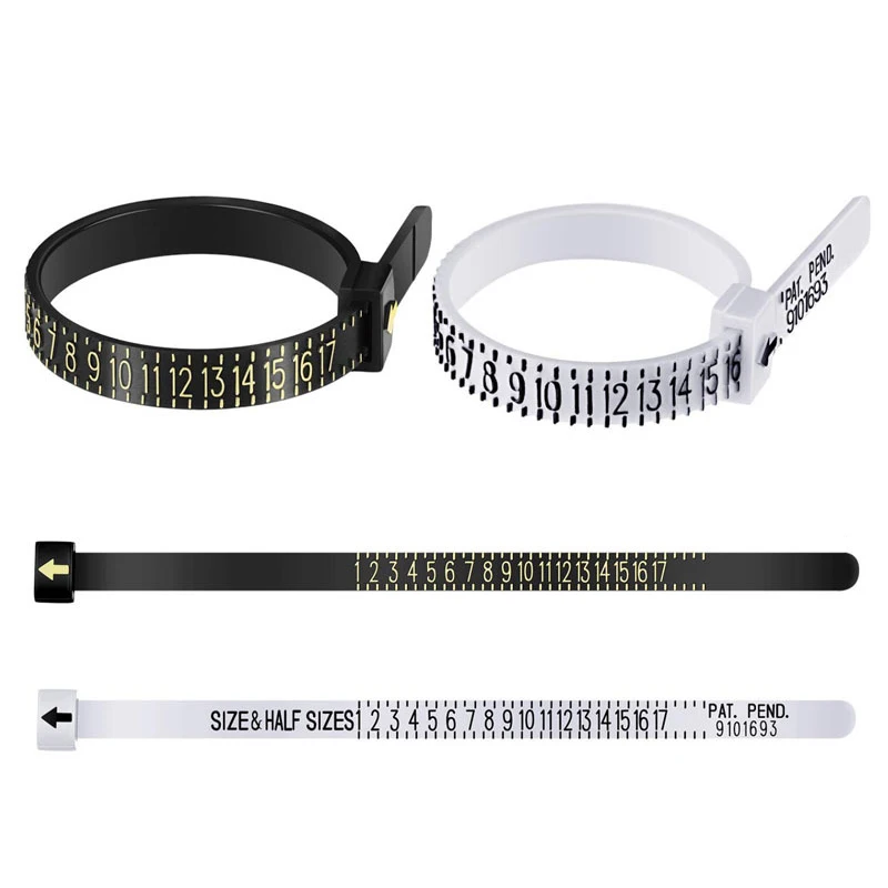 1pc Ring Ruler Measurer UK/US Official British/American Finger Measure Gauge Men And Womens Sizes Jewelry Accessory Tools
1pc Ring Ruler Measurer UK/US Official British/American Finger Measure Gauge Men And Womens Sizes Jewelry Accessory Tools