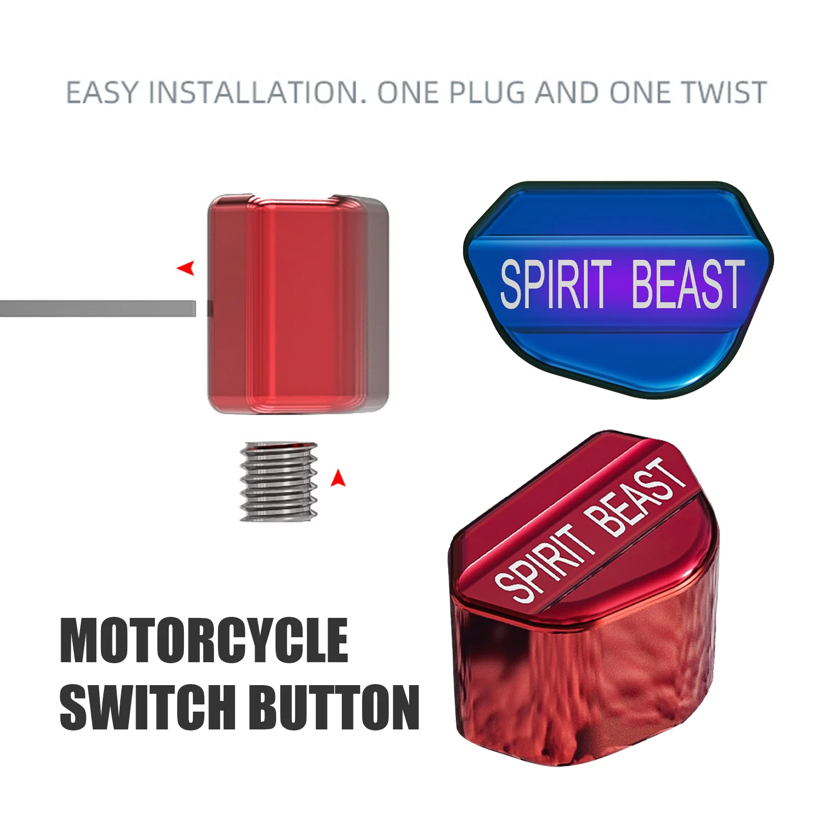 Motorcycle Switches Button Turn Signal High Low Beam Start Buttons Accessories For Benelli Honda Suzuki Yamaha Kawasaki BMW | Автомобили и