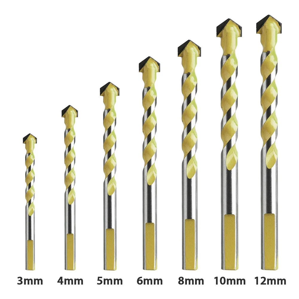 7Pcs 3/4/5/6/8/10/12mm Multifunctional Drill Bits Set Concrete Glass Ceramic Tile Wood Metal Drilling Tools
7Pcs 3/4/5/6/8/10/12mm Multifunctional Drill Bits Set Concrete Glass Ceramic Tile Wood Metal Drilling Tools