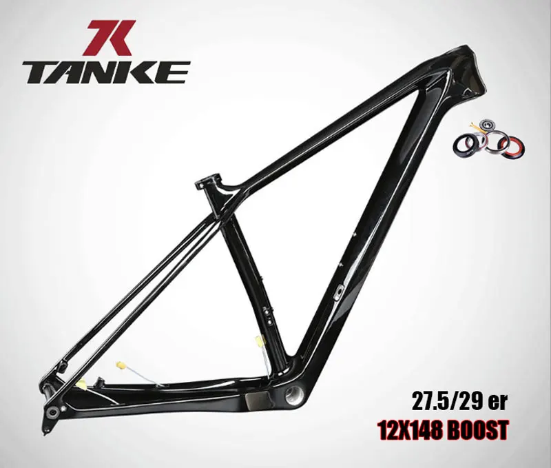 MTB Bicycle Frame Carbon fiber 27.5 29er Boost T800 Disc BB73 148*12mm Thru Axle Inner Cable Glossy Mountain Bikes Ultra Light
MTB Bicycle Frame Carbon fiber 27.5 29er Boost T800 Disc BB73 148*12mm Thru Axle Inner Cable Glossy Mountain Bikes Ultra Light