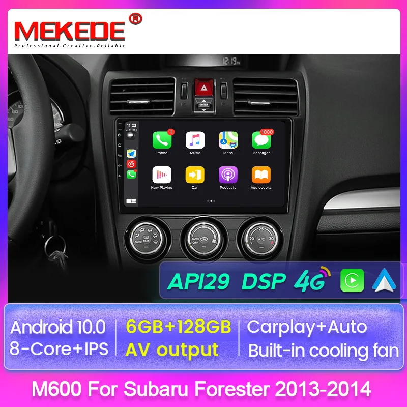Автомобильный мультимедийный плеер, 9 дюймов, 2.5D IPS, Android 10, 6 + 128 ГГц, GPS, навигация для Subaru WRX Forester 2013-2015 Carplay BT
Автомобильный мультимедийный плеер, 9 дюймов, 2.5D IPS, Android 10, 6 + 128 ГГц, GPS, навигация для Subaru WRX Forester 2013-2015 Carplay BT