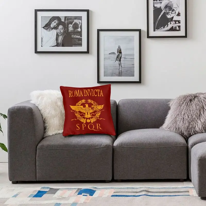 Vintage Gold Roman Empire Eagle Square Pillowcase Home Decorative Rome SPQR Emblem Cushions Cover Throw Pillow for Sofa Car Seat
Vintage Gold Roman Empire Eagle Square Pillowcase Home Decorative Rome SPQR Emblem Cushions Cover Throw Pillow for Sofa Car Seat