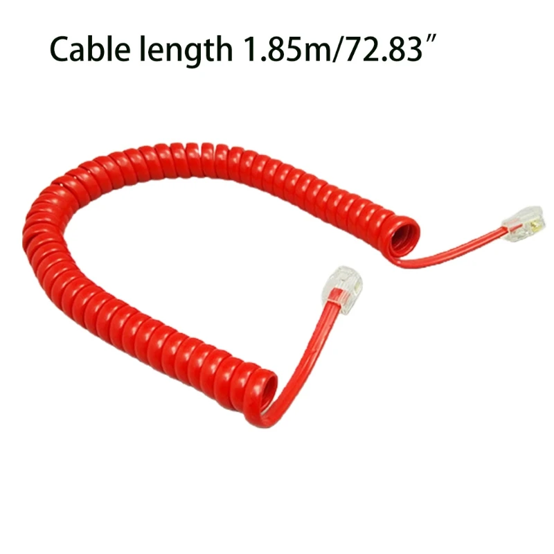N84B Telephone Phone Handset Cable Cord, Coiled 6 Feet coiled Landline Phone Handset Cable Cord RJ9 4P4C
N84B Telephone Phone Handset Cable Cord, Coiled 6 Feet coiled Landline Phone Handset Cable Cord RJ9 4P4C