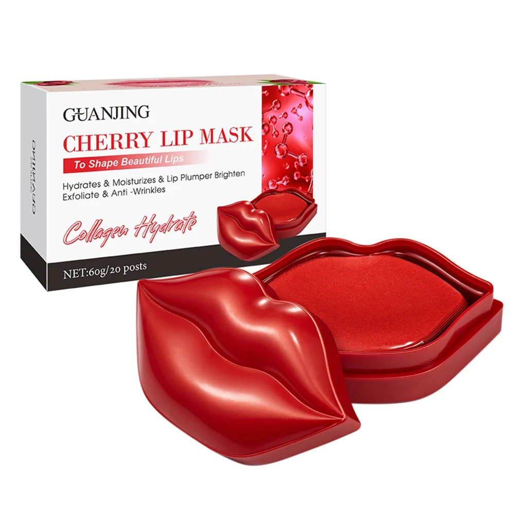 20pcs Anti-Drying Fades Lip Lines Cherry Lip Masks Hydrating Moisturizing Natural Collagen for Plumping Lip Care
20pcs Anti-Drying Fades Lip Lines Cherry Lip Masks Hydrating Moisturizing Natural Collagen for Plumping Lip Care