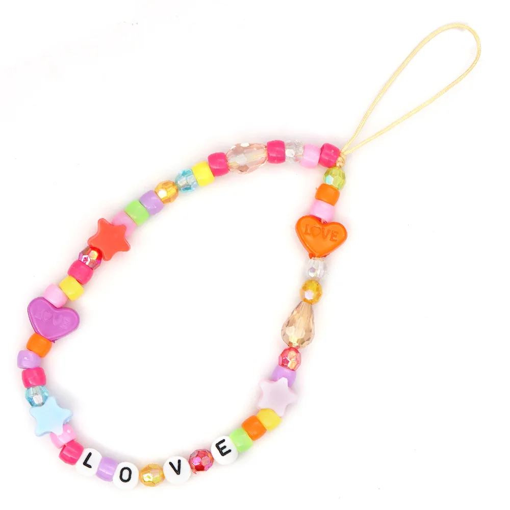 2021 Letter Simple Mobile Phone Rope Hanging Soft Pottery Star Heart Rope Chains Lanyard Strap Cord Bracelet
2021 Letter Simple Mobile Phone Rope Hanging Soft Pottery Star Heart Rope Chains Lanyard Strap Cord Bracelet