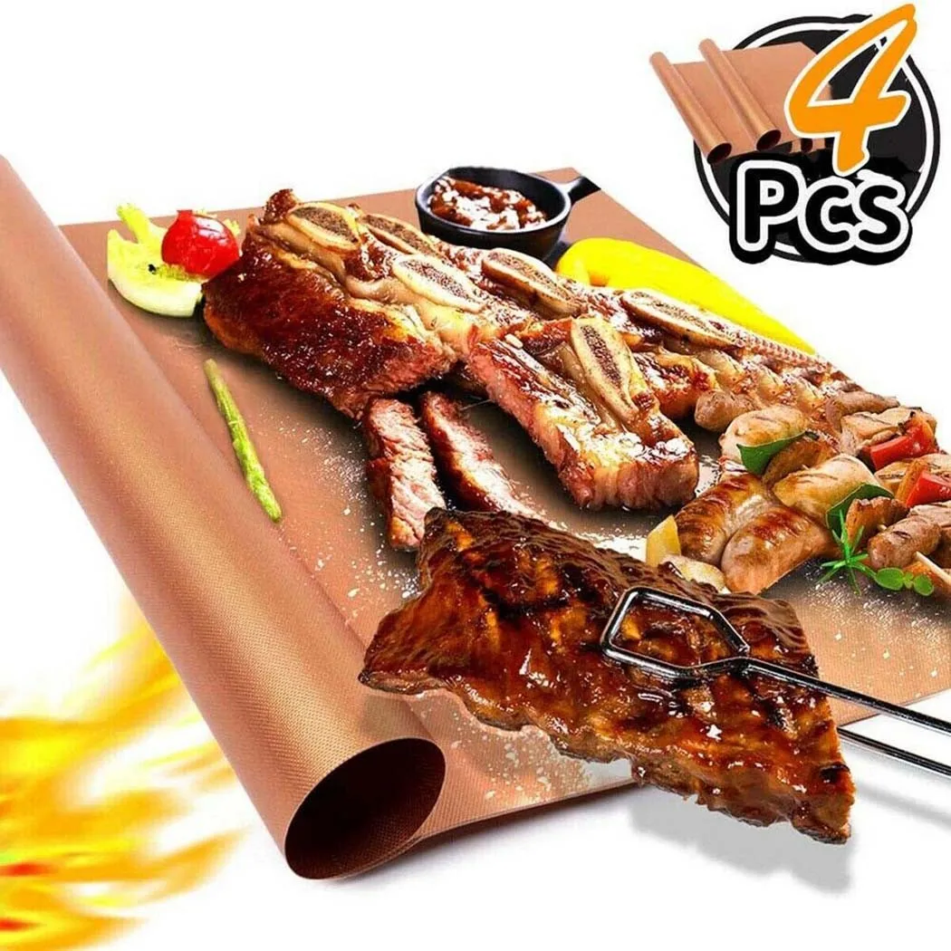 BBQ Grill Mat Outdoor Barbecue Non-Stick Pad Baking Paper For Gas Grill Charcoal Frying Foil Cooking Grilling Sheet BBQ Tools
BBQ Grill Mat Outdoor Barbecue Non-Stick Pad Baking Paper For Gas Grill Charcoal Frying Foil Cooking Grilling Sheet BBQ Tools