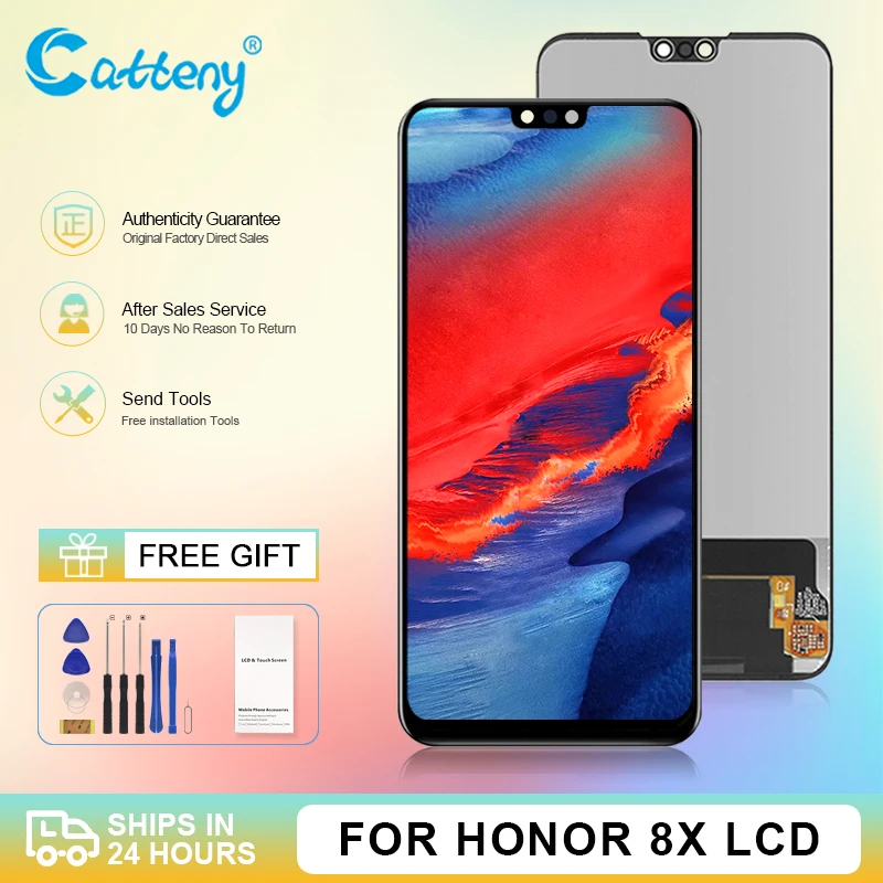 Оптовая продажа, диагональ 6,44 дюйма, телефон для Huawei Honor 8X, ЖК-дисплей с сенсорным экраном и дигитайзером в сборе с рамкой, бесплатная доставк...
Оптовая продажа, диагональ 6,44 дюйма, телефон для Huawei Honor 8X, ЖК-дисплей с сенсорным экраном и дигитайзером в сборе с рамкой, бесплатная доставк...