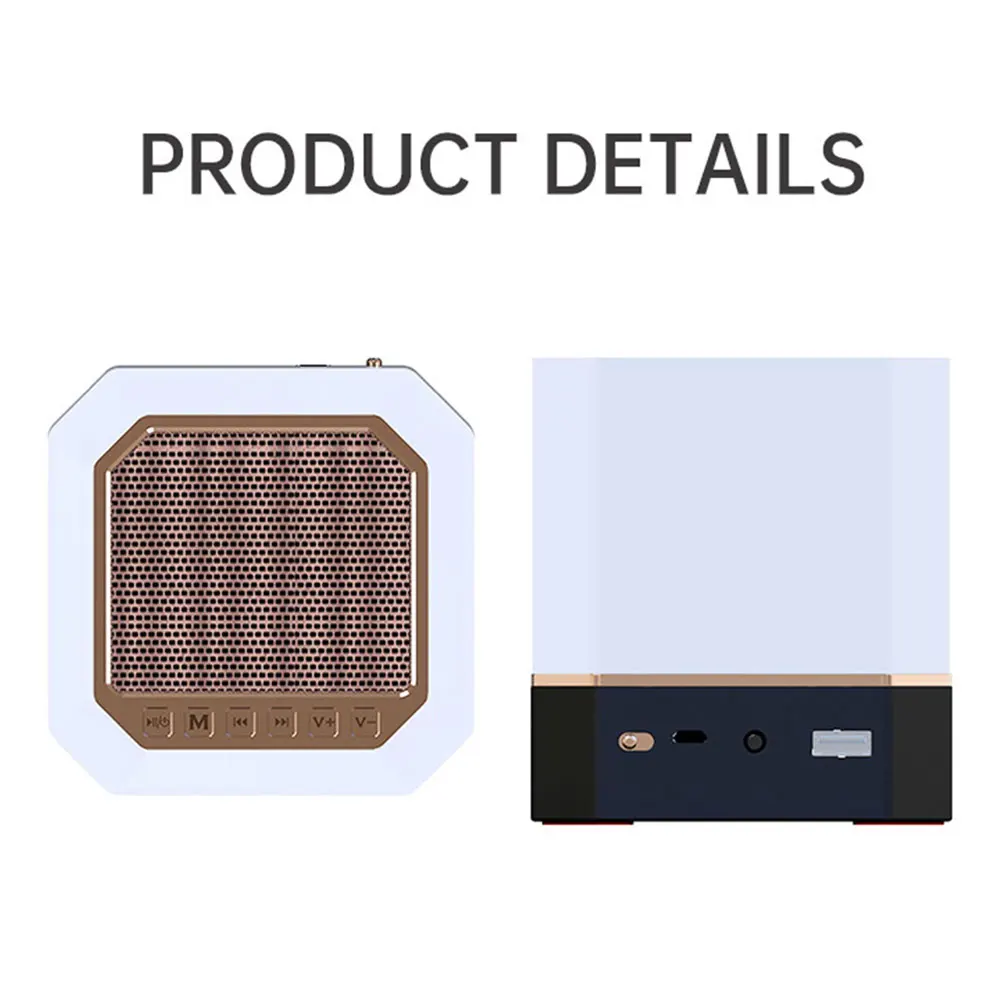 Touch Lamp FM MP3 USB Quran Bluetooth Speaker Portable RGB LED Clock Muslim Mobile APP Control 7 Colors Changing Night Lights
Touch Lamp FM MP3 USB Quran Bluetooth Speaker Portable RGB LED Clock Muslim Mobile APP Control 7 Colors Changing Night Lights