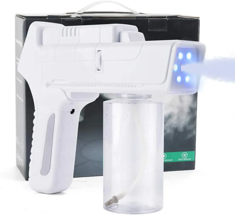 Disinfection Blue Ray Nano Steam Gun Hair Spray Machine Wireless Nano Spray Gun For Disinfecting 100 V-240V
Disinfection Blue Ray Nano Steam Gun Hair Spray Machine Wireless Nano Spray Gun For Disinfecting 100 V-240V