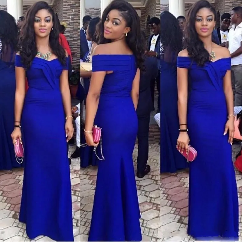 Royal Blue Matte Prom Dresses Satin Pleated Mermaid vestidos longo abiye Custom Made Long Elegant Prom Dress Cheap
Royal Blue Matte Prom Dresses Satin Pleated Mermaid vestidos longo abiye Custom Made Long Elegant Prom Dress Cheap
