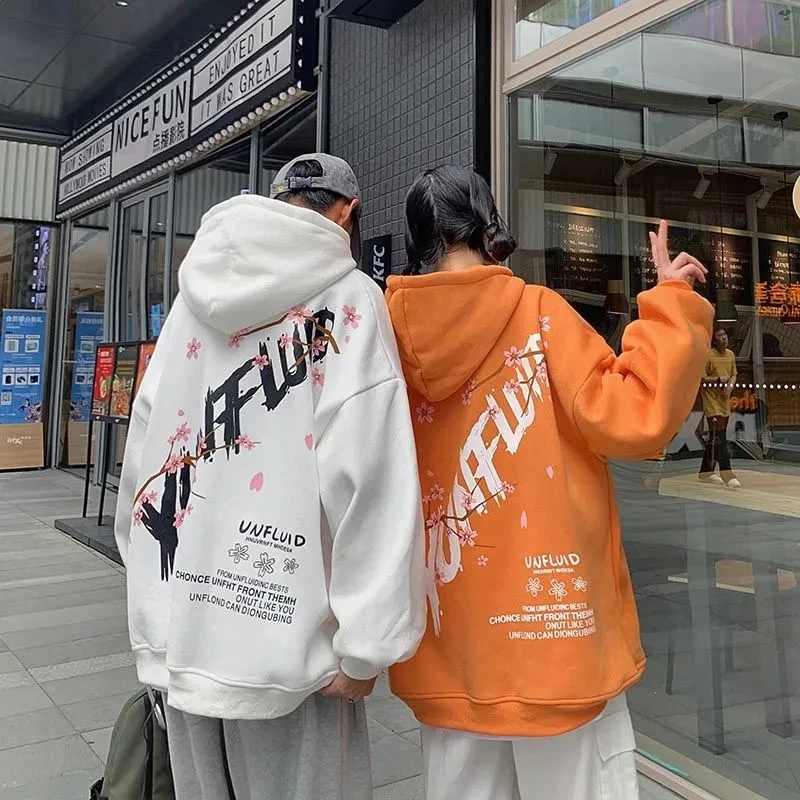 Hip-Hop Chinese Style Casual Cherry Blossom Letter Print Pullover Hoodie Streetwear Oversize Vintage Punk Goth Hooded Sweatshirt
Hip-Hop Chinese Style Casual Cherry Blossom Letter Print Pullover Hoodie Streetwear Oversize Vintage Punk Goth Hooded Sweatshirt