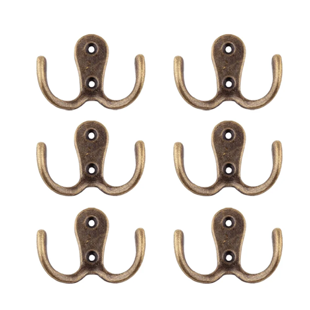 10pcs 2-Pronged Coat Hooks Wall-mounted 2 Hole Towel Hanger for Coats Hats Clothing(Black)
10pcs 2-Pronged Coat Hooks Wall-mounted 2 Hole Towel Hanger for Coats Hats Clothing(Black)