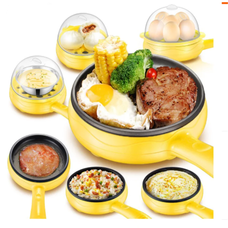 Multifunction Household Mini Egg Omelette Pancakes Electric Fried Steak Frying Pan Non-Stick Boiled eggs boiler steamer Shut Off
Multifunction Household Mini Egg Omelette Pancakes Electric Fried Steak Frying Pan Non-Stick Boiled eggs boiler steamer Shut Off