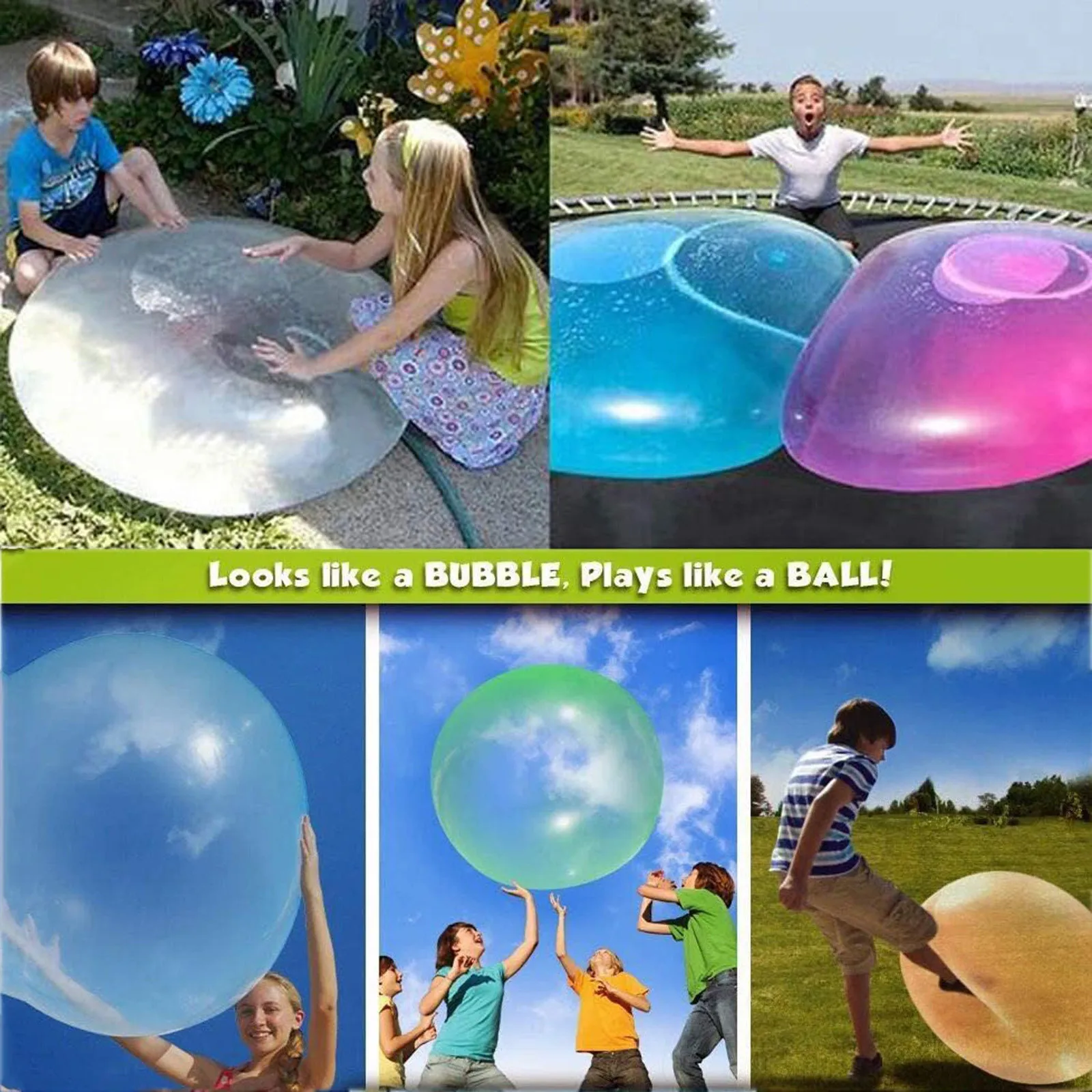 Bubble Ball Creative Children's Toy Bouncy Ball Oversized Inflatable Ball Water Injection Toy Party Children's Fun Game Gift
Bubble Ball Creative Children's Toy Bouncy Ball Oversized Inflatable Ball Water Injection Toy Party Children's Fun Game Gift
