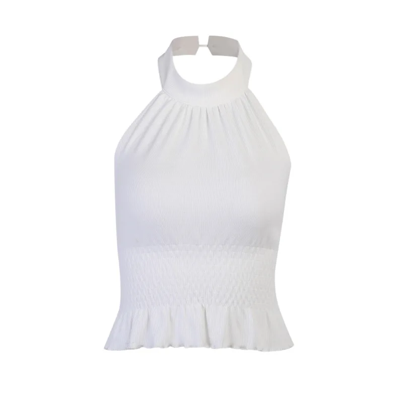 2021 Summer White Corset Top Fashion Women's Vest New Crew Neck Sexy Backless Temperament Slim Casual Tank Tops Dropshipping
2021 Summer White Corset Top Fashion Women's Vest New Crew Neck Sexy Backless Temperament Slim Casual Tank Tops Dropshipping