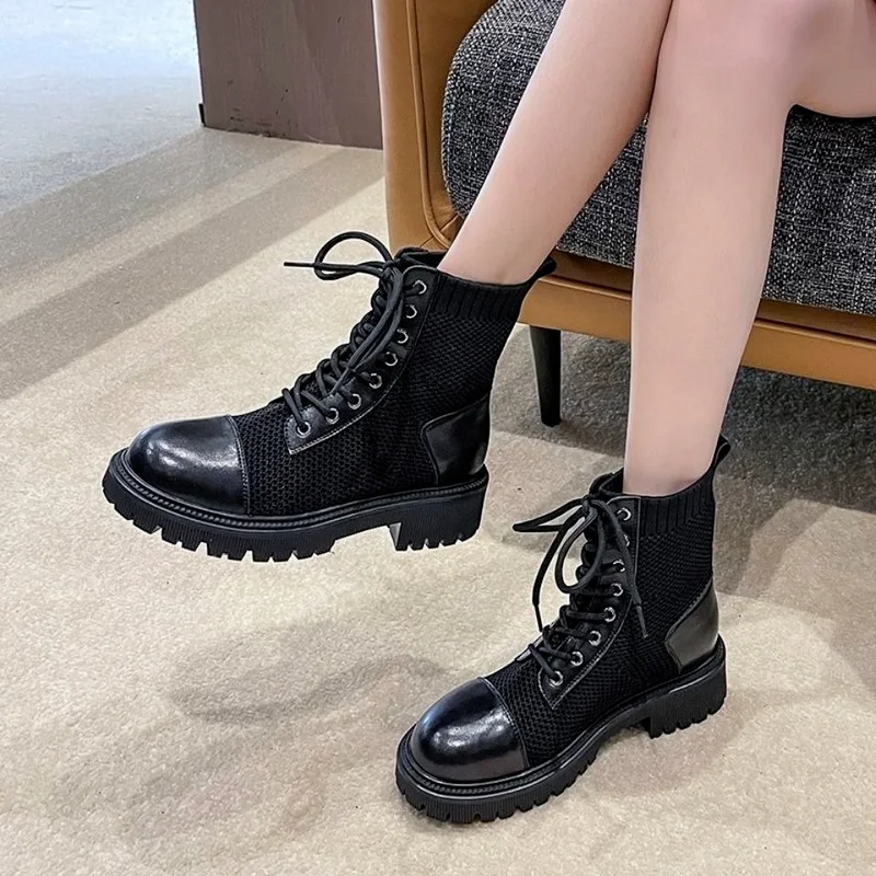 Ankle Boots for Women Autumn Motorcycle Boots Thick Heel PlatfoAnkle Shoes Woman Slip on Round Toe Fashion Boots
Ankle Boots for Women Autumn Motorcycle Boots Thick Heel PlatfoAnkle Shoes Woman Slip on Round Toe Fashion Boots