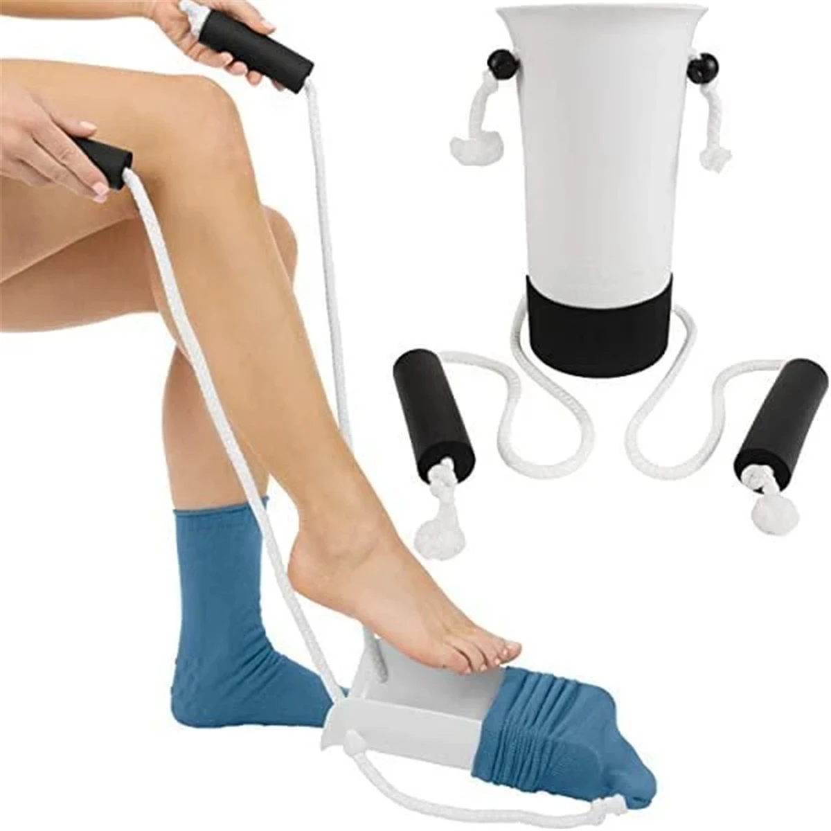 Sock Slider Aid Helper Bending Drawstring Stocking Aid Elderly Pregnant Socks Wearing Machine Artifact Helps Put Socks On Off
Sock Slider Aid Helper Bending Drawstring Stocking Aid Elderly Pregnant Socks Wearing Machine Artifact Helps Put Socks On Off