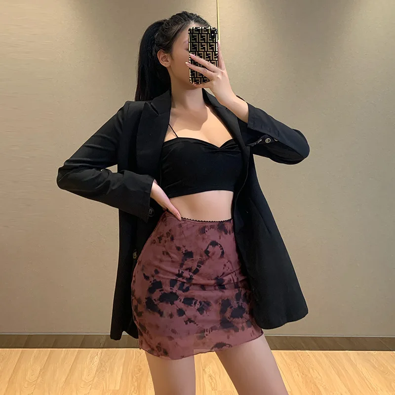 2021 independent station summer new products women's fashion stitching slimming mesh printed skirt women Sexy and charming
2021 independent station summer new products women's fashion stitching slimming mesh printed skirt women Sexy and charming