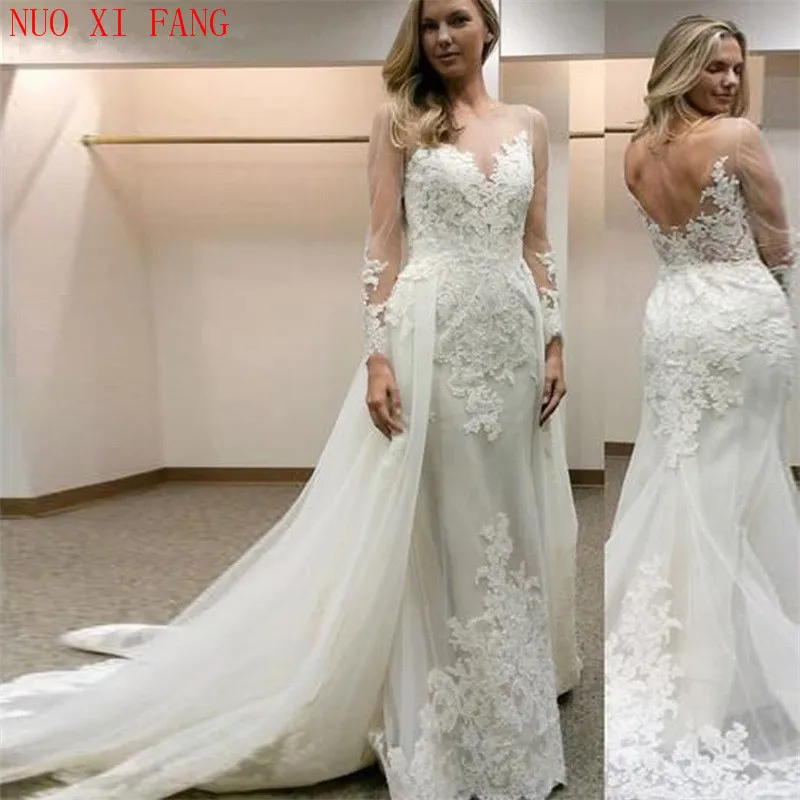 NUOXIFANG Элегантный совок декольте Русалка свадебное платье с Кружева Аппликации открытая спина свадебное платье в стиле бохо, 2020 Vestido de novia
NUOXIFANG Элегантный совок декольте Русалка свадебное платье с Кружева Аппликации открытая спина свадебное платье в стиле бохо, 2020 Vestido de novia