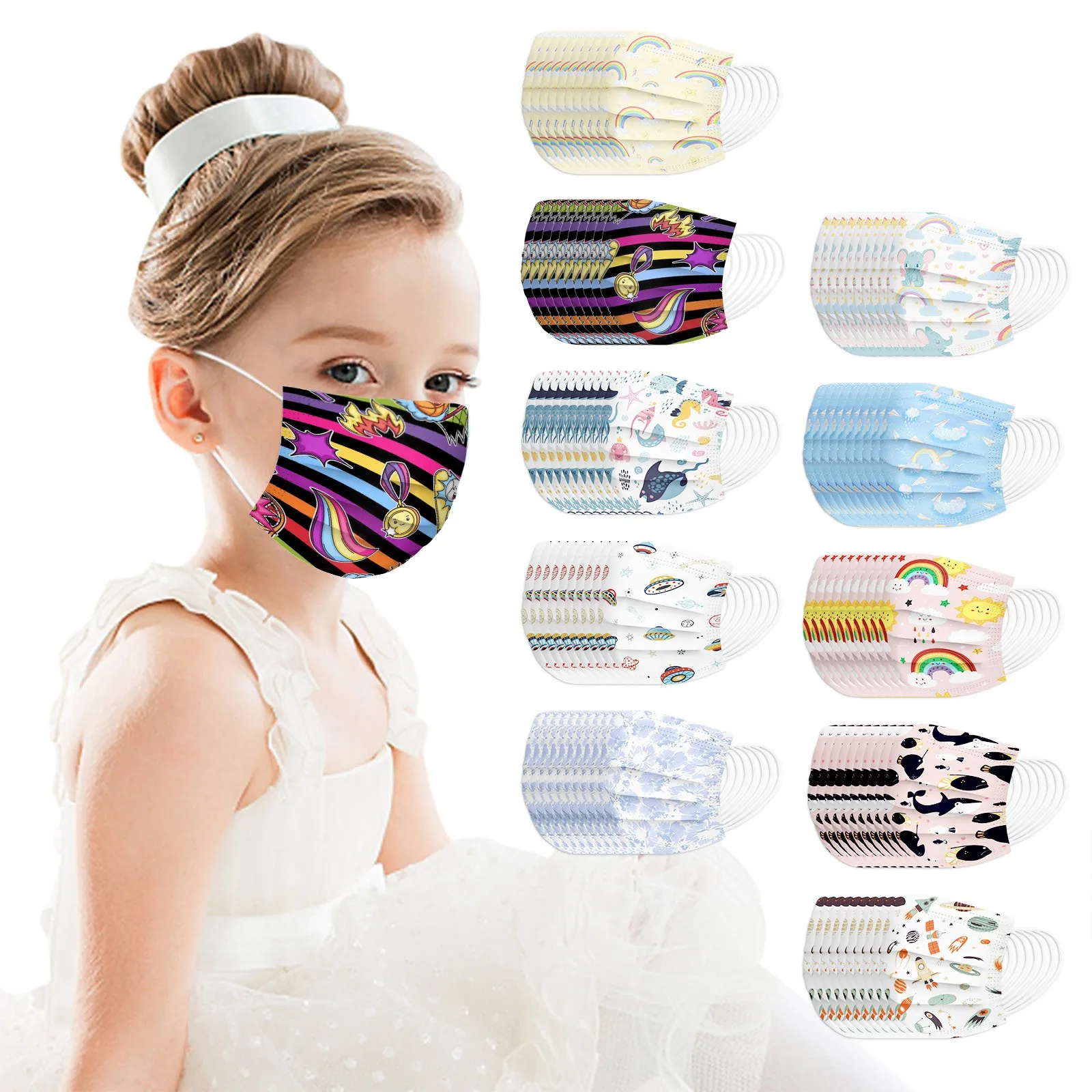 100PCS 6-12 Years Old Children Face Mask Children Disposable Mask For Child Boys Girls Facial Mouth Caps mascara masque Maschera
100PCS 6-12 Years Old Children Face Mask Children Disposable Mask For Child Boys Girls Facial Mouth Caps mascara masque Maschera
