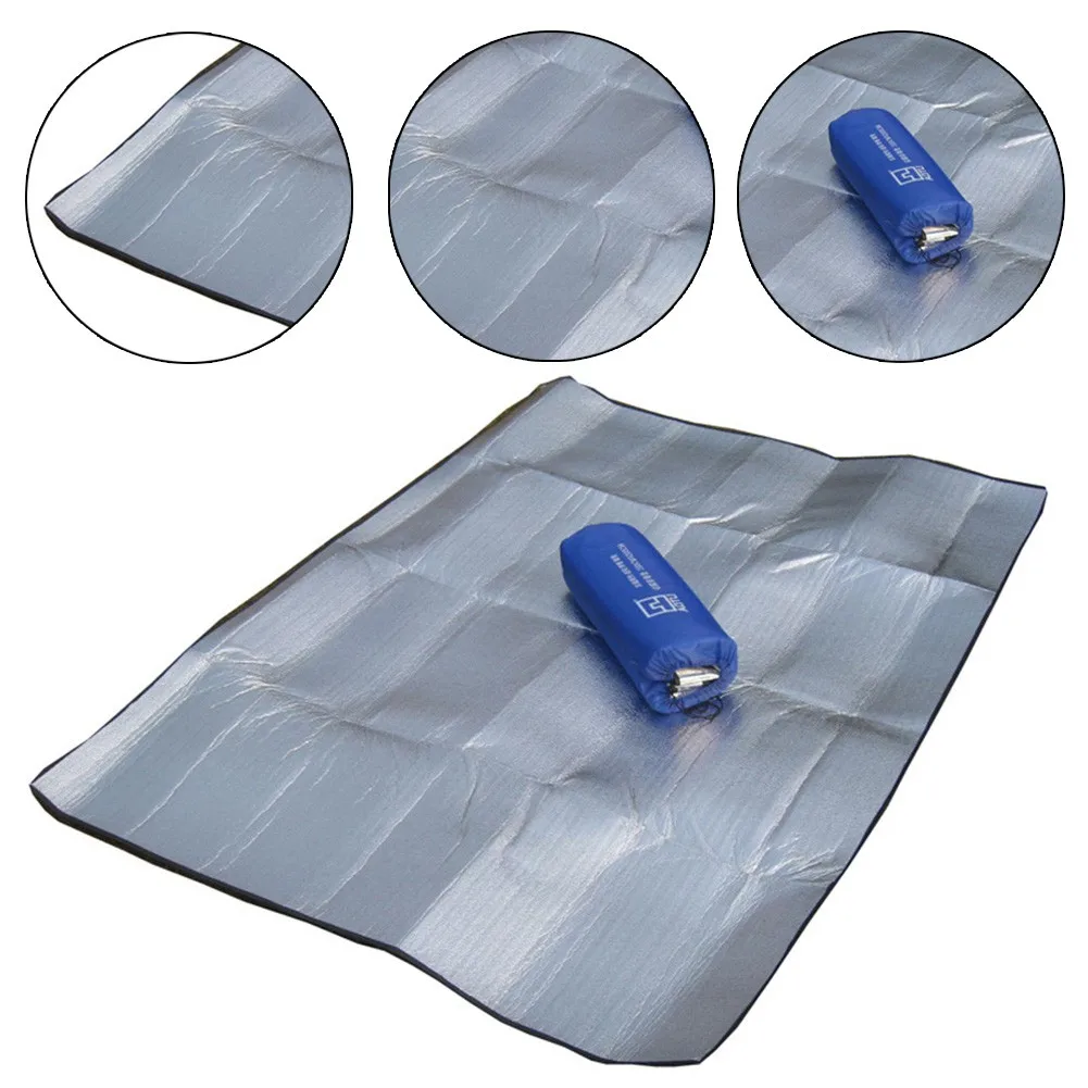 PVC Camping Mat Double Waterproof Aluminum Foil Folding Sleeping Mats Picnic Beach Mattress With Carry Bag Camping Accessories
PVC Camping Mat Double Waterproof Aluminum Foil Folding Sleeping Mats Picnic Beach Mattress With Carry Bag Camping Accessories