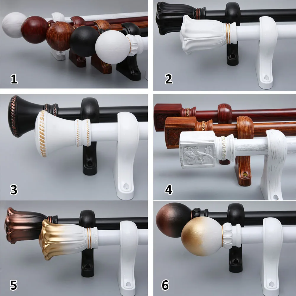 European Curtain Rod 28 mm Diameter Single and Double Rod Thickened Customized Curtain Pole With Curtain Rings Accessories
European Curtain Rod 28 mm Diameter Single and Double Rod Thickened Customized Curtain Pole With Curtain Rings Accessories
