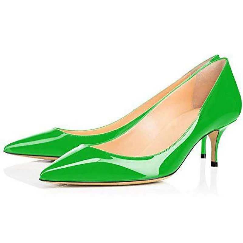 Heels Thin Pumps Summer Women's Pointed Toe Shallow Mouth Cat Heel Office Shoes Green Candy Color Sandalias Femininas
Heels Thin Pumps Summer Women's Pointed Toe Shallow Mouth Cat Heel Office Shoes Green Candy Color Sandalias Femininas