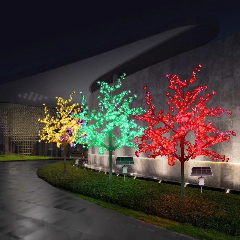LED Artificial Cherry Blossom Tree Light Christmas Tree Light 1248pcs LED Bulbs 2m/6.5ft Height 110/220VAC Rainproof Outdoor Use
LED Artificial Cherry Blossom Tree Light Christmas Tree Light 1248pcs LED Bulbs 2m/6.5ft Height 110/220VAC Rainproof Outdoor Use