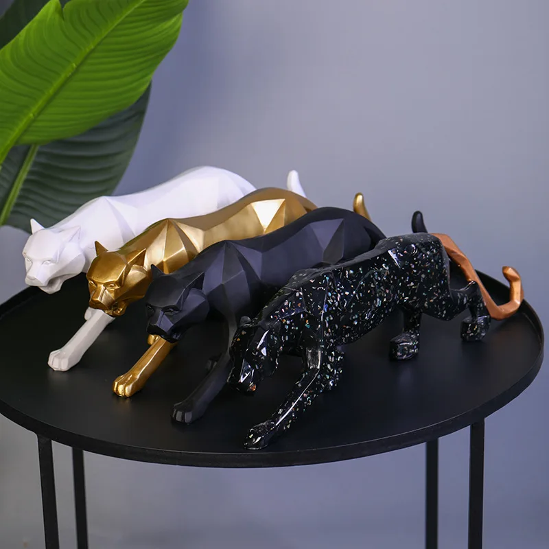 New 2021 Large Size Sky Stars Panther Statue Resin Nordic Ins Transparent Geometric Leopard Living Room Creative Home Decor Gift
New 2021 Large Size Sky Stars Panther Statue Resin Nordic Ins Transparent Geometric Leopard Living Room Creative Home Decor Gift