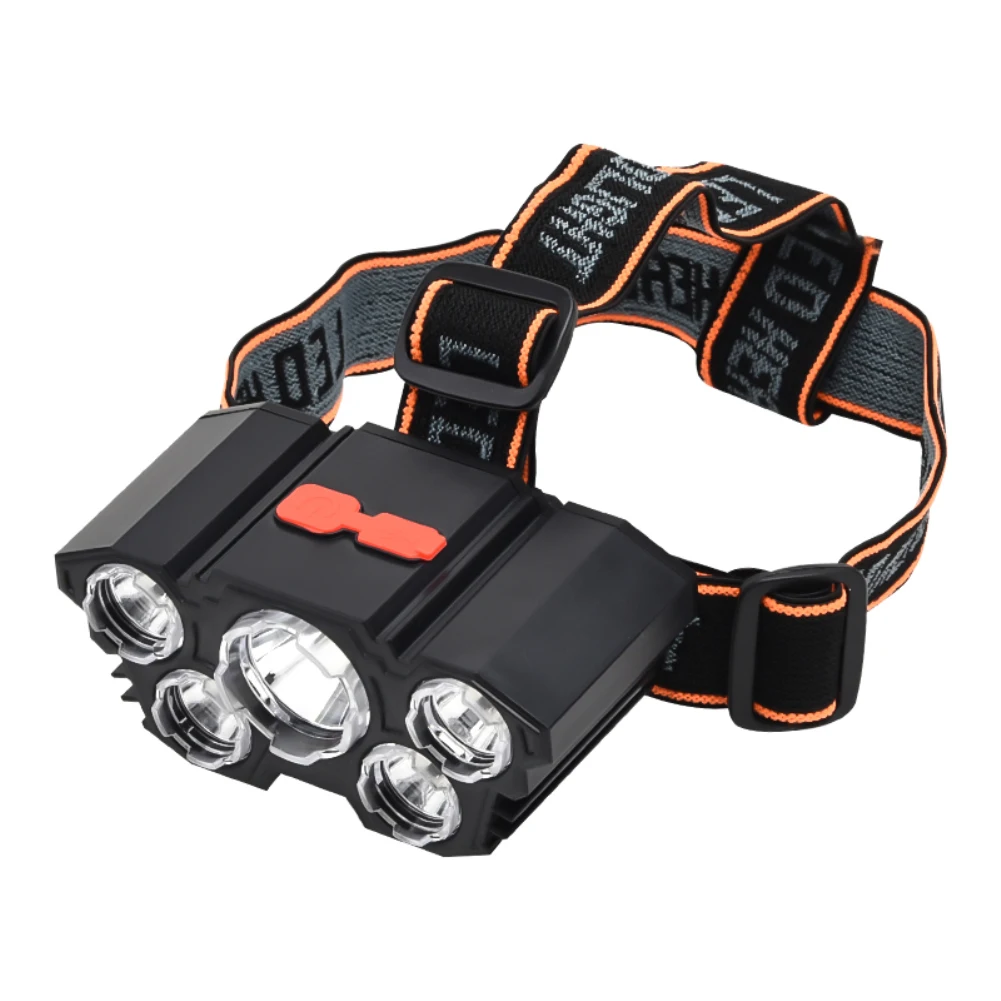 2022 New 5LED Headlamp Built-in Lithium Battery USB Rechargeable Super Flashlight Suitable For Fishing Camping Night Running
2022 New 5LED Headlamp Built-in Lithium Battery USB Rechargeable Super Flashlight Suitable For Fishing Camping Night Running