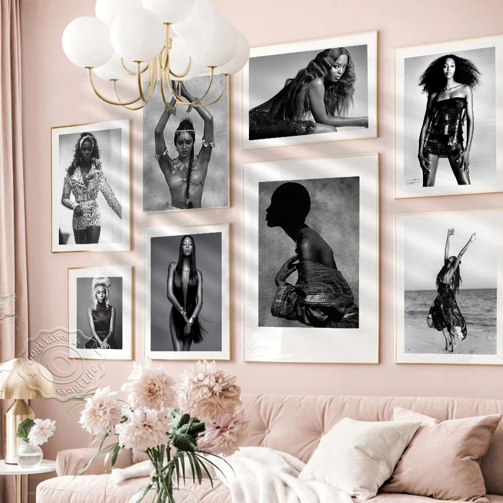 England Super Famous Naomi Campbell Black And White Art Poster, Vintage Art Decor Wall Picture, Star Singer Art Prints, Fans
England Super Famous Naomi Campbell Black And White Art Poster, Vintage Art Decor Wall Picture, Star Singer Art Prints, Fans