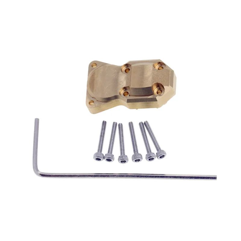Axial SCX24 90081 Brass bridge cover counterweight cover Brass counterweight 1/24 simulation model
Axial SCX24 90081 Brass bridge cover counterweight cover Brass counterweight 1/24 simulation model