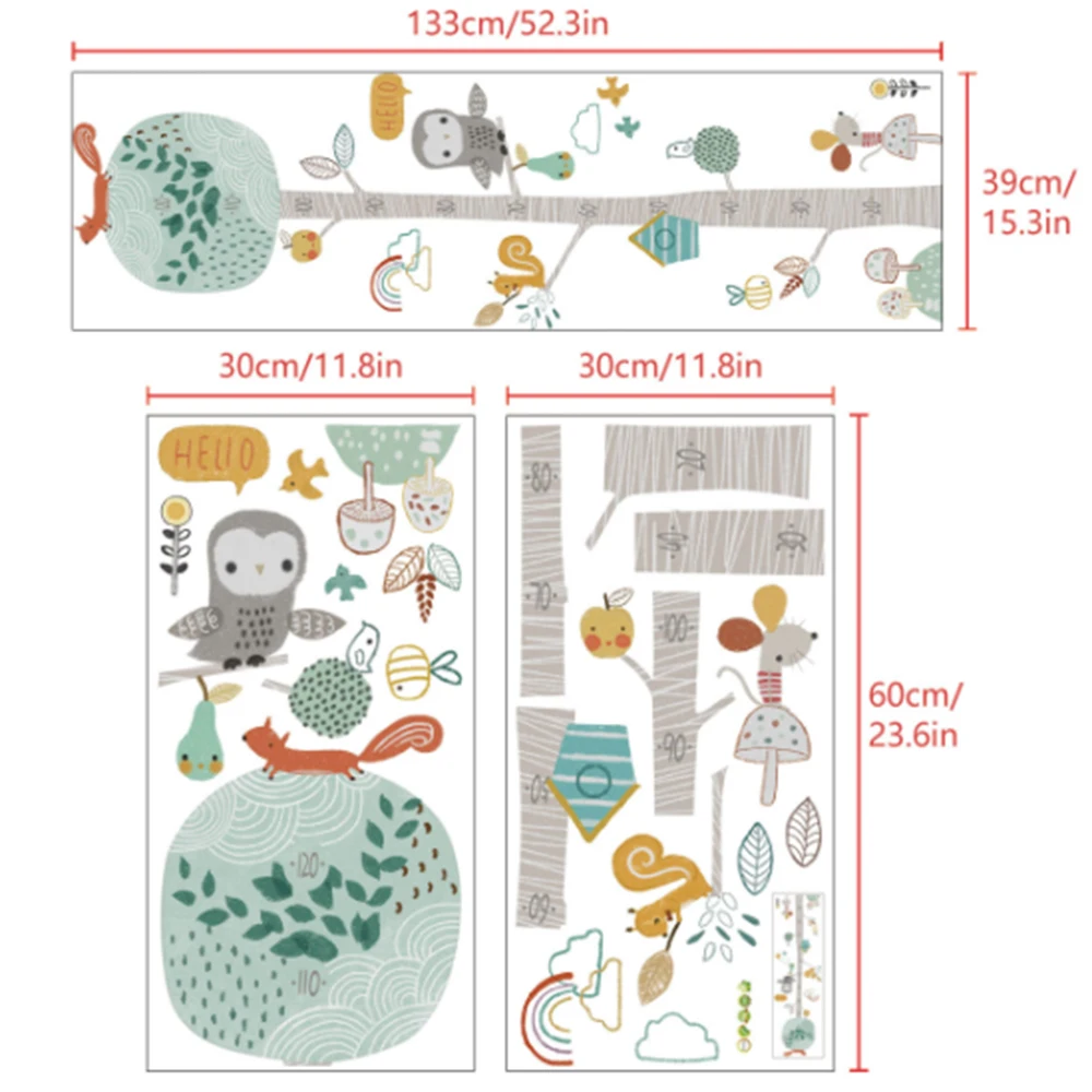 DIY Forest Animal Trees Height Wall Sticker Decor Children Height Measure Mural Decals Nursery Creative Wallpaper
DIY Forest Animal Trees Height Wall Sticker Decor Children Height Measure Mural Decals Nursery Creative Wallpaper