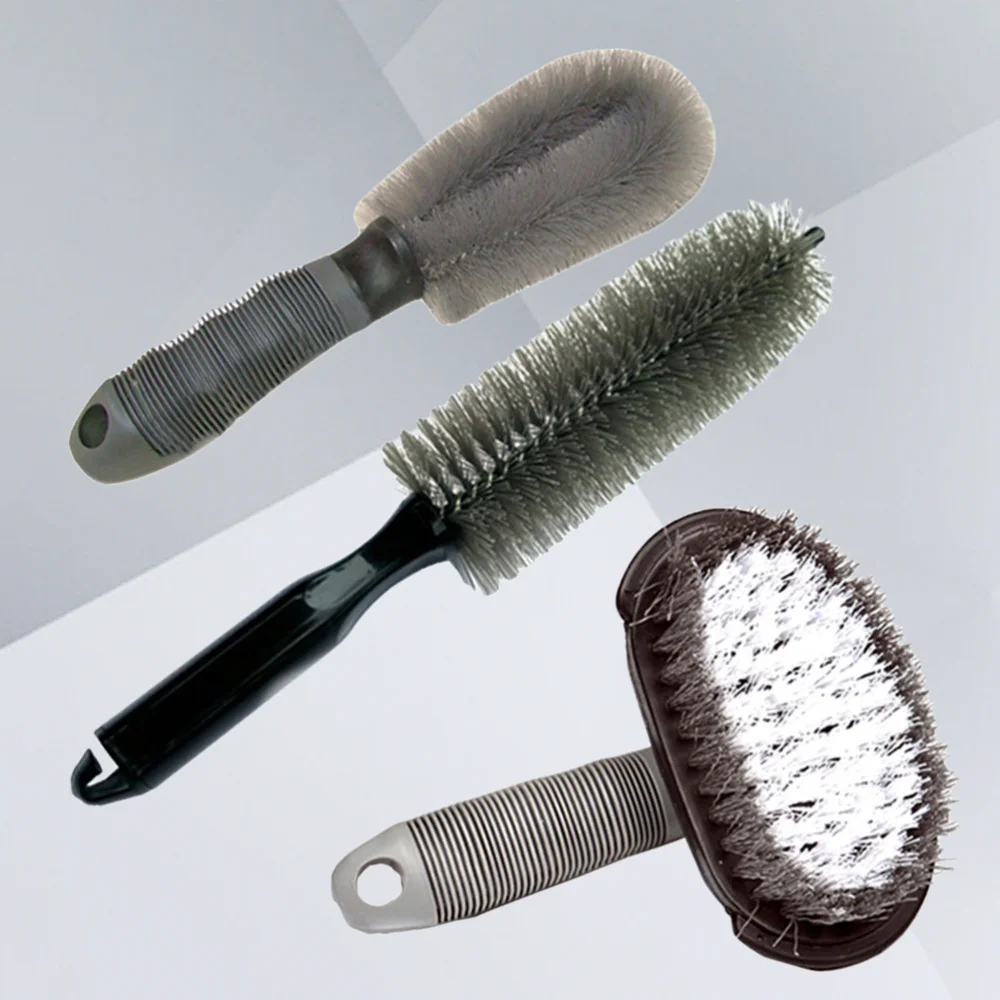 3 in 1 Wheel Brushes Car Wheel Brush Rim Tire Brush Multipurpose Use for Cars Motorcycles Bicycles
3 in 1 Wheel Brushes Car Wheel Brush Rim Tire Brush Multipurpose Use for Cars Motorcycles Bicycles