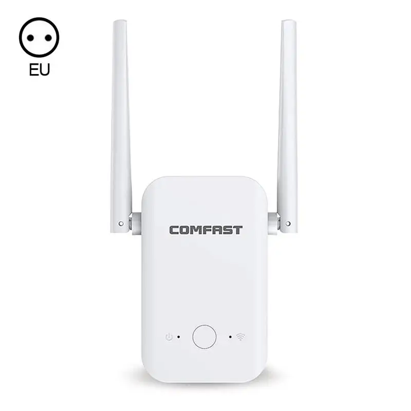 COMFAST CF-WR301S WiFi Repeater 300M Wireless WiFi Signal Range Extender Booster Wide Coverage Signal Amplifier Device 
COMFAST CF-WR301S WiFi Repeater 300M Wireless WiFi Signal Range Extender Booster Wide Coverage Signal Amplifier Device