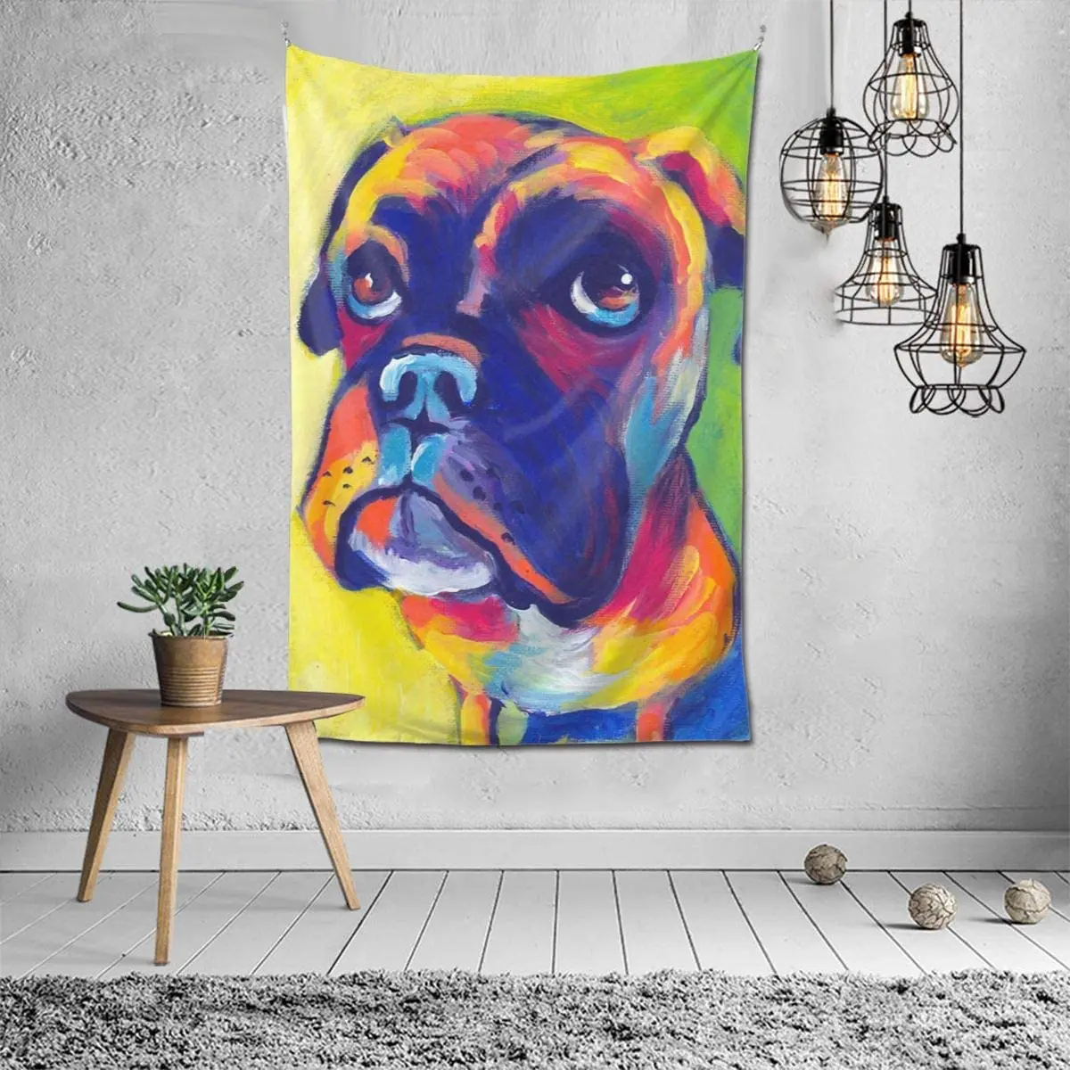 Вертикальная версия Boxer Dog, подходит для персонализированных гобелены на заказ в гостиной, спальне и спальне
Вертикальная версия Boxer Dog, подходит для персонализированных гобелены на заказ в гостиной, спальне и спальне