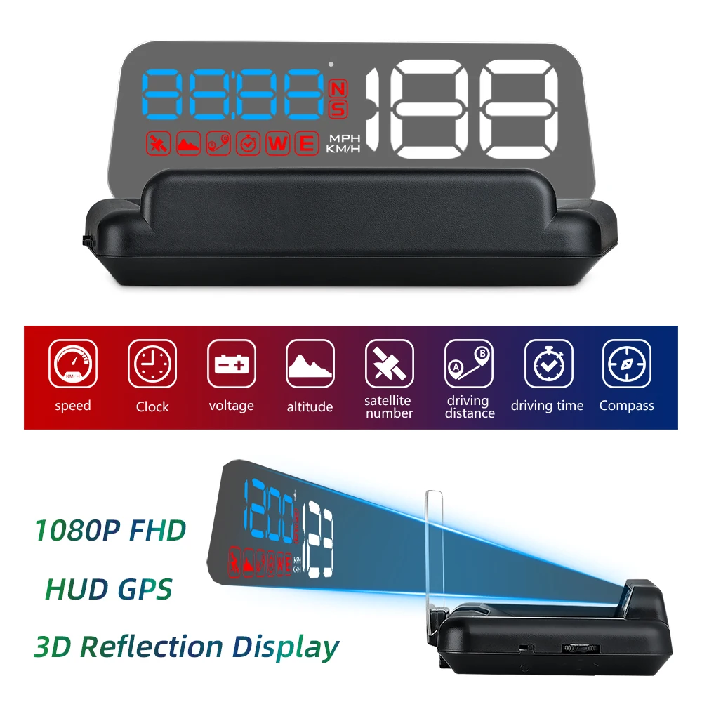 Автомобильный проекционный дисплей T900 HUD GPS светодиодный LED GPS скорость с регулируемой отражающей платой четкий дисплей часы
Автомобильный проекционный дисплей T900 HUD GPS светодиодный LED GPS скорость с регулируемой отражающей платой четкий дисплей часы