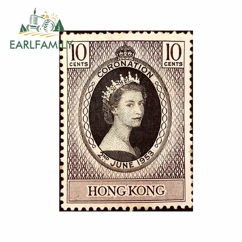 EARLFAMILY 13cm x 9.6cm for File Queen Elizabeth II Coronation Stamp Funny Car Sticker Scratch-proof Laptop Windows Decals
EARLFAMILY 13cm x 9.6cm for File Queen Elizabeth II Coronation Stamp Funny Car Sticker Scratch-proof Laptop Windows Decals