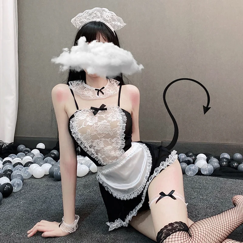 Sexy Erotic Lingerie French Apron Maid Servant Lolita Costume Babydoll Dress Lesbian play Cosplay Lace Uniform Set For Women
Sexy Erotic Lingerie French Apron Maid Servant Lolita Costume Babydoll Dress Lesbian play Cosplay Lace Uniform Set For Women