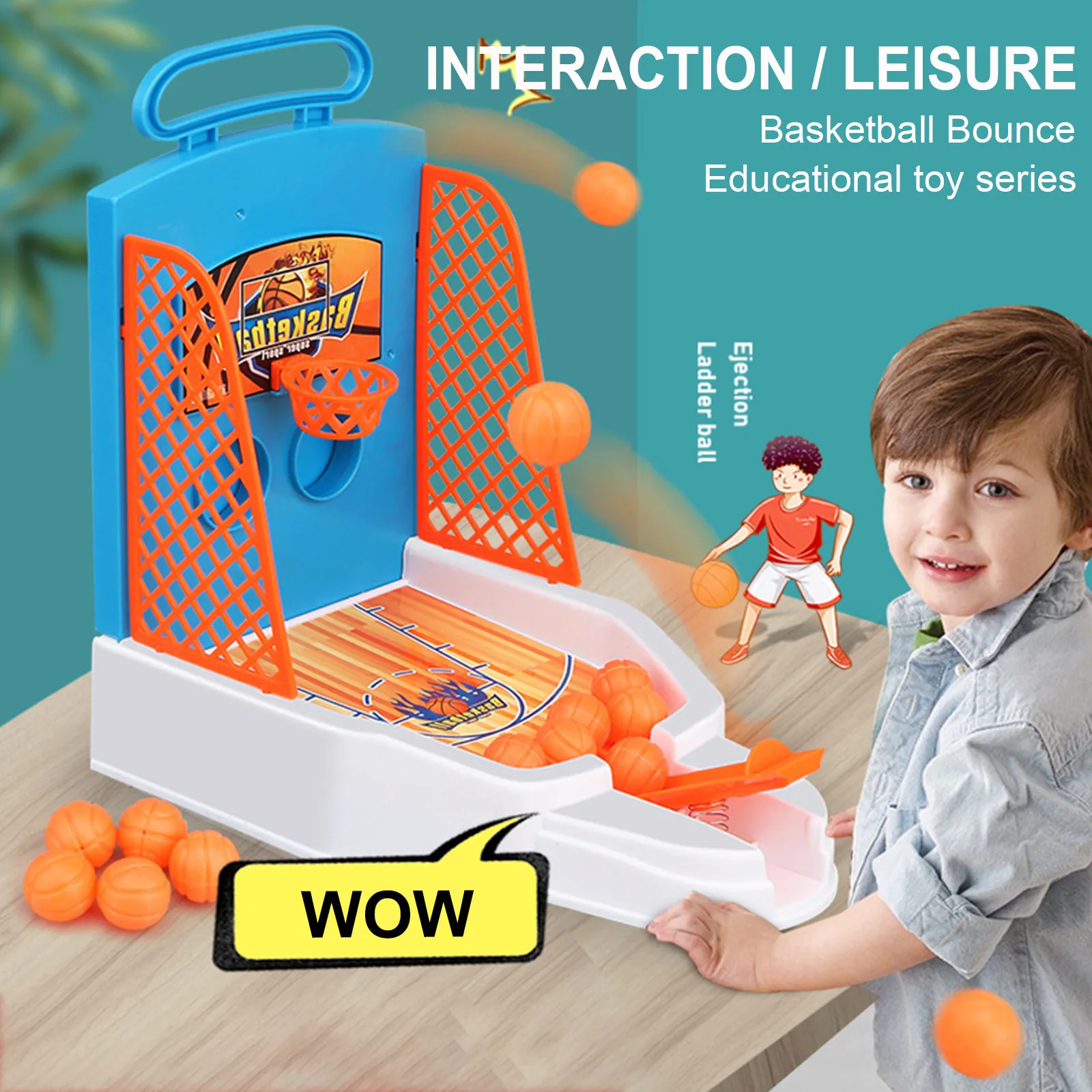 Basketball Shooting Game Toy Desktop Table Basketball Games Set with Basketball Court Move Basket Score Fun Sports Novelty Toy
Basketball Shooting Game Toy Desktop Table Basketball Games Set with Basketball Court Move Basket Score Fun Sports Novelty Toy