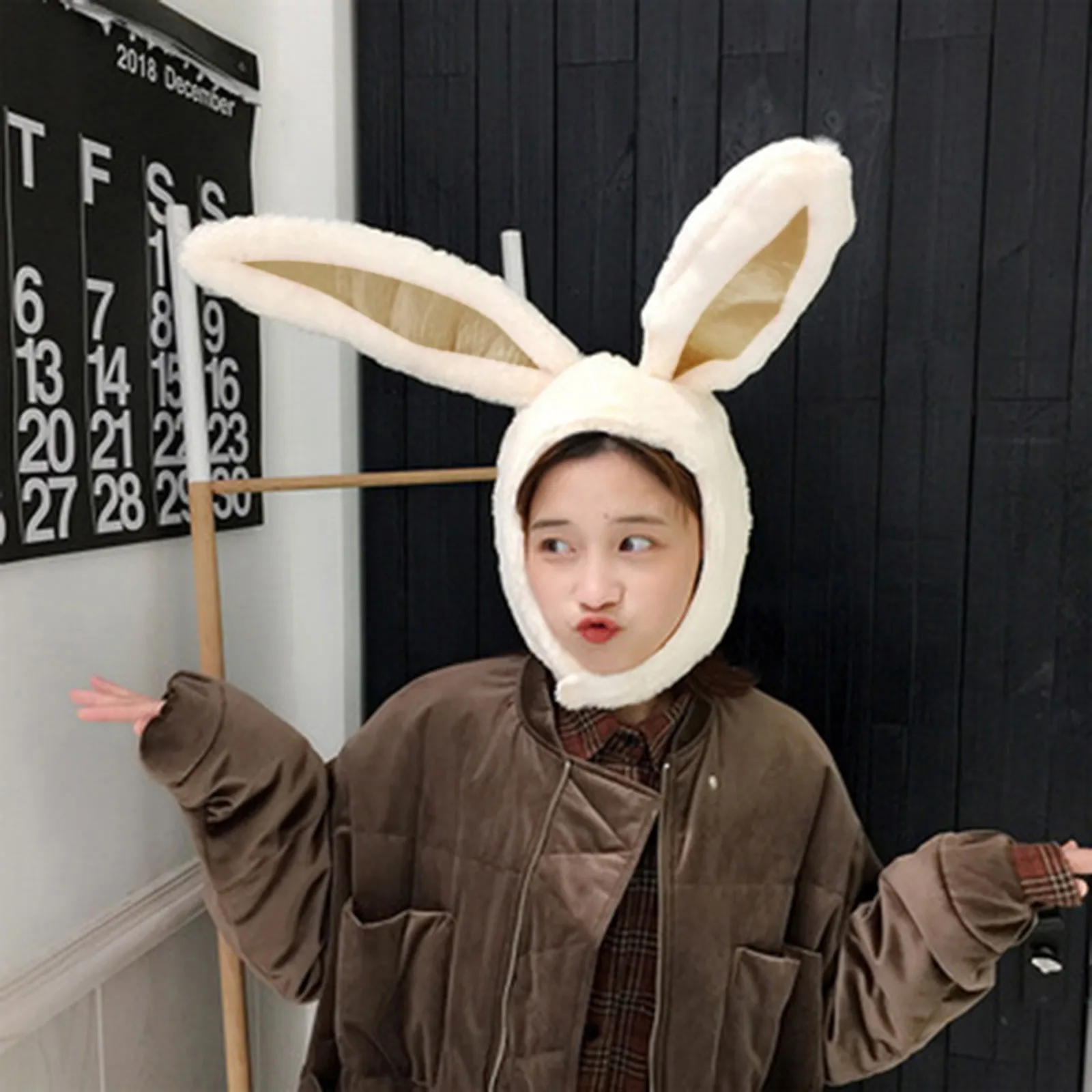 Bunny Ears Hat Bunny Hood Hat With Earflaps Halloween Party Cosplay Women Girls Long Cap Plush Rabbit Ears Hats Warm Soft Cozy
Bunny Ears Hat Bunny Hood Hat With Earflaps Halloween Party Cosplay Women Girls Long Cap Plush Rabbit Ears Hats Warm Soft Cozy