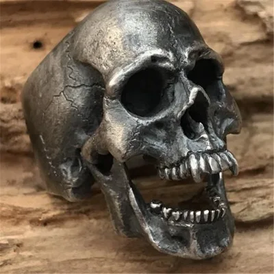 Men's Calvarium Skull Ring Gothic Silver Color Stainless Steel Biker Ring Motorcycle Band Jewellery
Men's Calvarium Skull Ring Gothic Silver Color Stainless Steel Biker Ring Motorcycle Band Jewellery
