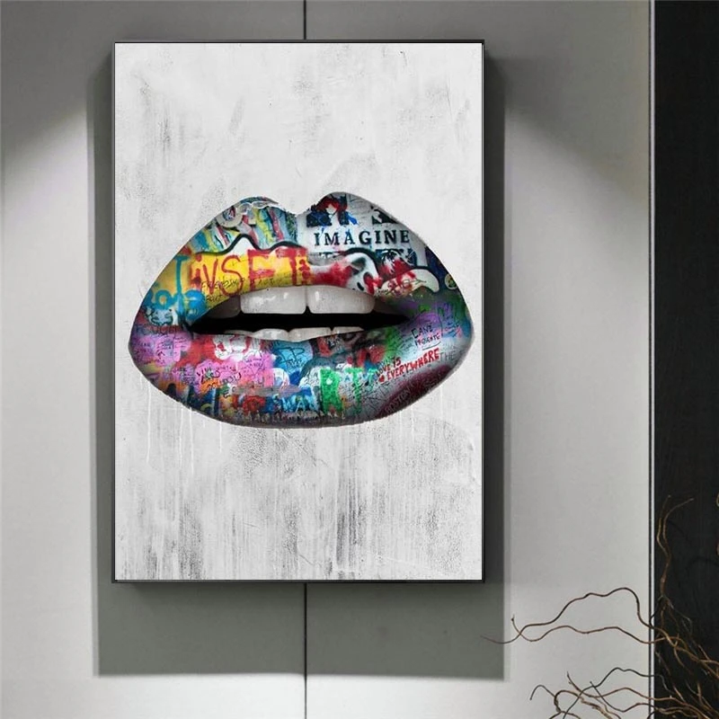 Abstract Sexy Lips Wall Art Paintings Print On Canvas Posters And Prints Graffiti Art Canvas Prints Pop Art Pictures Home Decor
Abstract Sexy Lips Wall Art Paintings Print On Canvas Posters And Prints Graffiti Art Canvas Prints Pop Art Pictures Home Decor