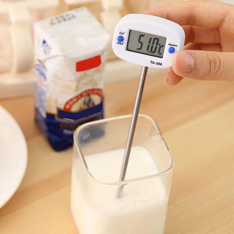 BBQ Meat Thermometer Rotatable Digital Food Thermometer Chocolate Oven Milk Water Oil Kitchen Cooking Electronic Probe Test
BBQ Meat Thermometer Rotatable Digital Food Thermometer Chocolate Oven Milk Water Oil Kitchen Cooking Electronic Probe Test