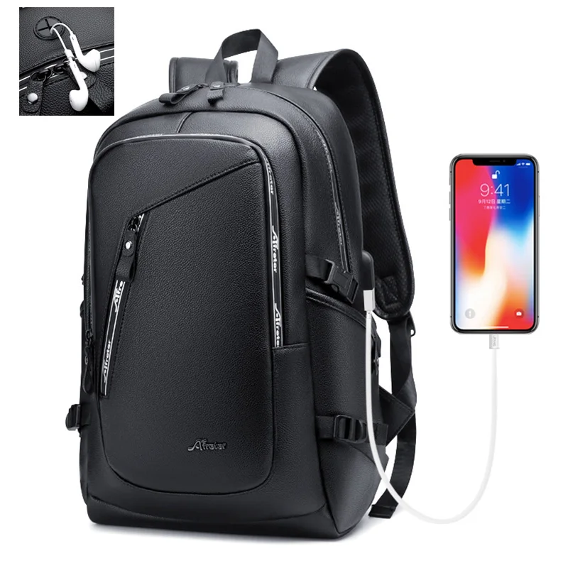 Multifunctional Usb Computer Waterproof Backpack Men Luxury Travel Bags Business PU Backpacks Man Big Capacity 16inch Laptop Bag 
Multifunctional Usb Computer Waterproof Backpack Men Luxury Travel Bags Business PU Backpacks Man Big Capacity 16inch Laptop Bag