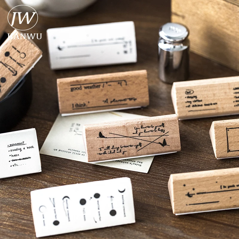 JIANWU Creativity Triangular Wooden Stamp Vintage Simple Journal Decorative Scrapbooking Material Personality Seal Stationery 
JIANWU Creativity Triangular Wooden Stamp Vintage Simple Journal Decorative Scrapbooking Material Personality Seal Stationery